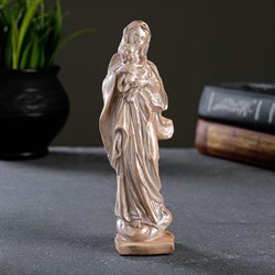 Статуэтка "Дева Мария" розовый жемчуг - фото 82901
