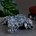 Подставка для мелочей "На четырех слонах" серебро 92262 - фото 94520 Подставка для мелочей "На четырех слонах" серебро 92262 - фото 94520