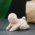 Фигура "Малыш с воробьем" слоновая кость 94 043 - фото 95653