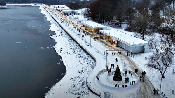 Сергей Собянин рассказал об одном из самых протяженных катков в России